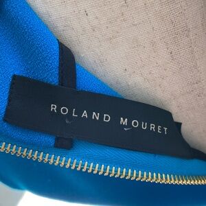 Roland Mouret blue and black dress